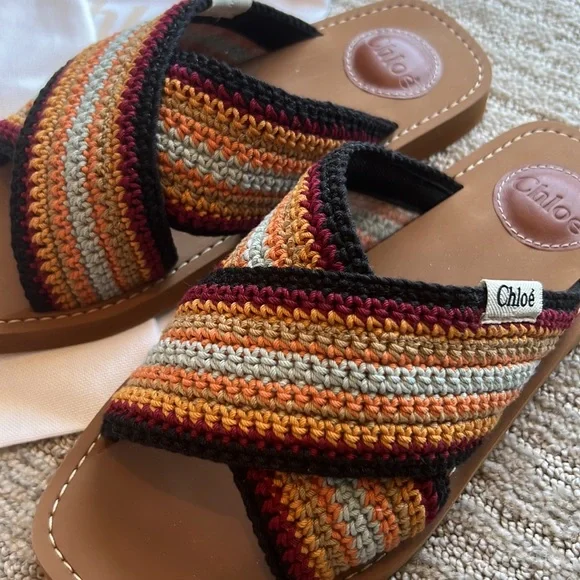 Chloe Woody Slides - Picture 2 of 6